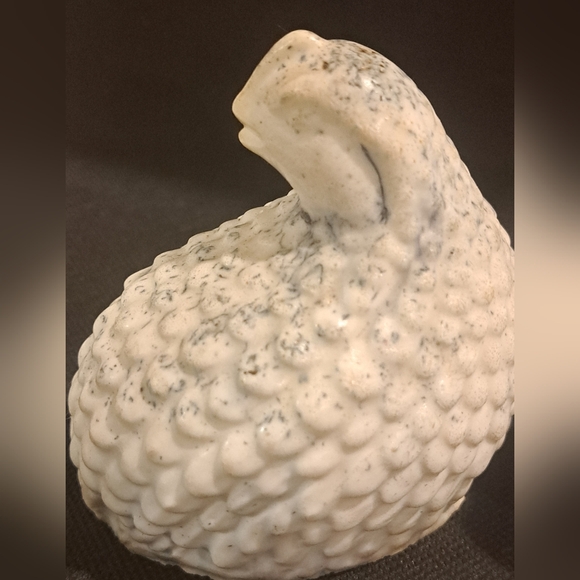 Vintage Homco Quail Family Birds White Figurines Set of Two - Picture 3 of 10